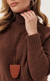 Jumper Romgil RV0507-ShE5 korichnevyj