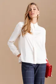 Blouse Elletto Life #3776 kremovyj