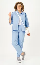 Suit Vilena-fashion 1158 goluboj