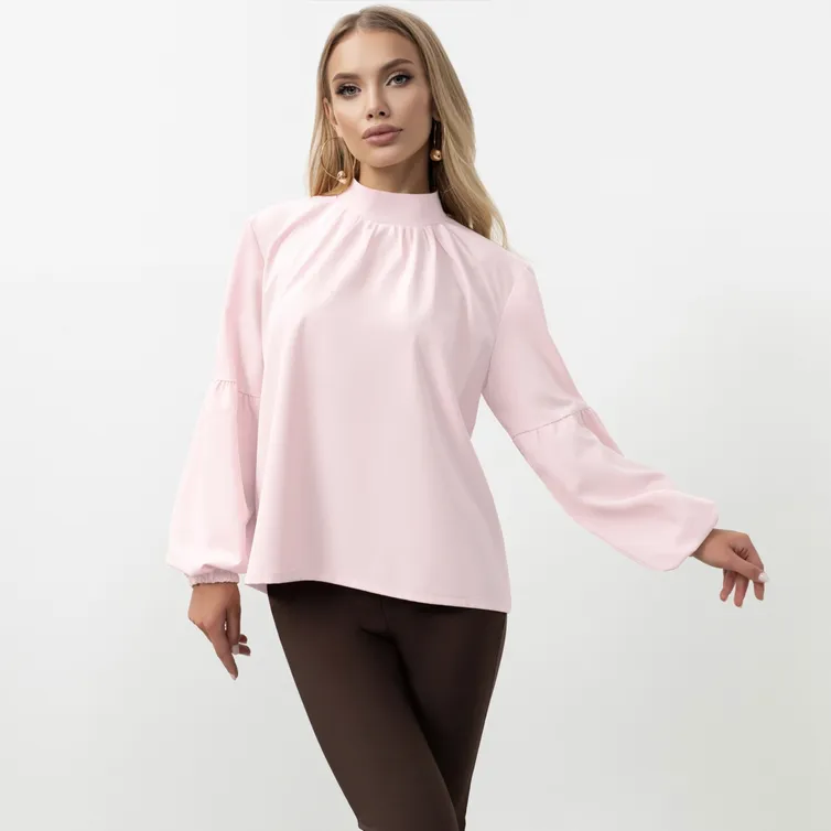 Blouse CHARUTTI #Drama v detalyax (pudra)