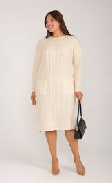 Sukienka BONADI 2017 ekryu