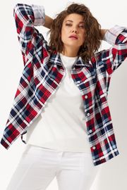 Рубашка BegiModa арт. 4103 красная клетка