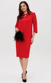 Sukienka Vilena-fashion 1095 krasnyj