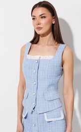 Жилет V&N fashion 1104_голубой