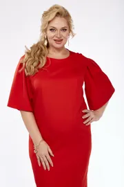 Sukienka Vilena-fashion #927 krasnyj