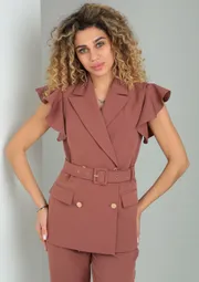 Garnitur Vilena-fashion #866 kapuchino