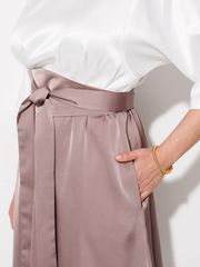 Платье Anastasia MAK арт. 1229 жемчужный+капучино