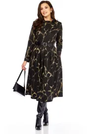 Dress Milora #1164/1 chernyj s razvodami