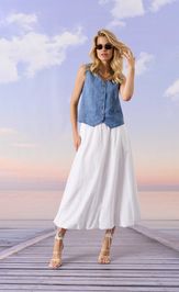 Жилет Barbara Geratti С4739BG джинс