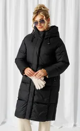 Coat Beautiful & Free 1019 chernyj