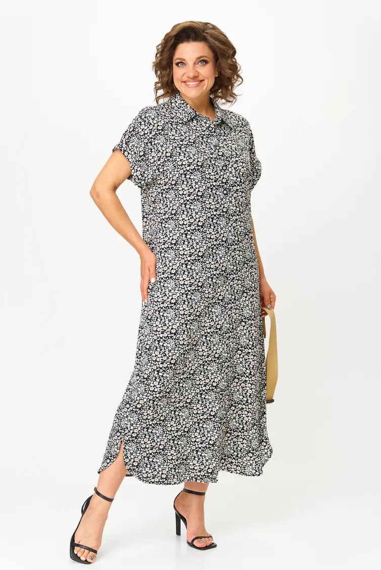 Платье Michel Chic арт. 993/2 чёрный, белый