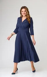 Sukienka SandyNA 13637 sinij
