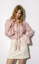 Блуза Pirs 6561 пудровый