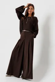 Blouse Lyushe #4451 shokolad