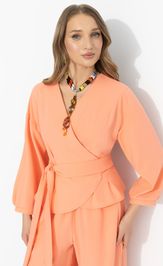 Blouse CHARUTTI Vosxititelnye oxvaty (teplyj korall)