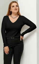 Jumper Panda 117540w chernyj