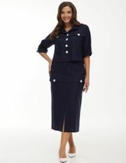 Skirt Elady #4456 sinij