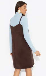 Dress CHARUTTI Stilnyj interes (korichnevyj)