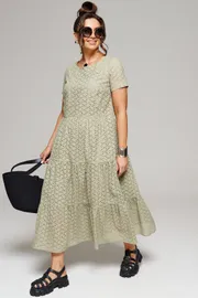 Sukienka Beautiful & Free #6151 oliva