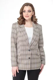 Żakiet Elite Moda #4295-1 kletka