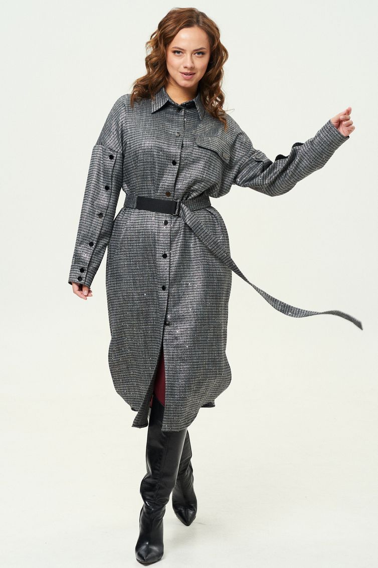 Платье GIZART арт. 5323 люрекс полоска