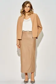 Skirt LAIKONY #L-924 karamel