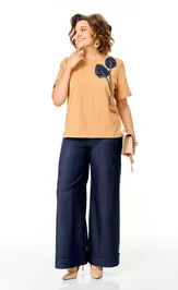 Garnitur Michel Chic 1368/1 karamel, sinij