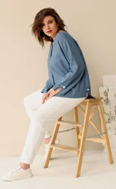 Блуза BegiModa 4041 джинс