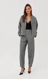 Бомбер V&N fashion 1206_серый