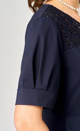 Dress EVA GRANT 7200 sinij