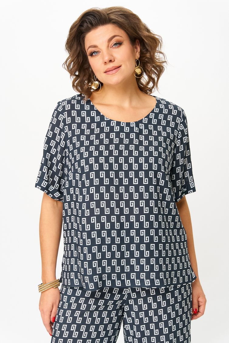 Комплект БелЭльСтиль арт. 875-322/605-273 синий принт