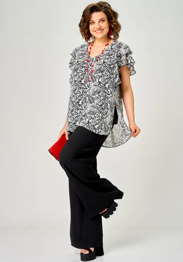 Blouse EVA GRANT #0145 ch-b