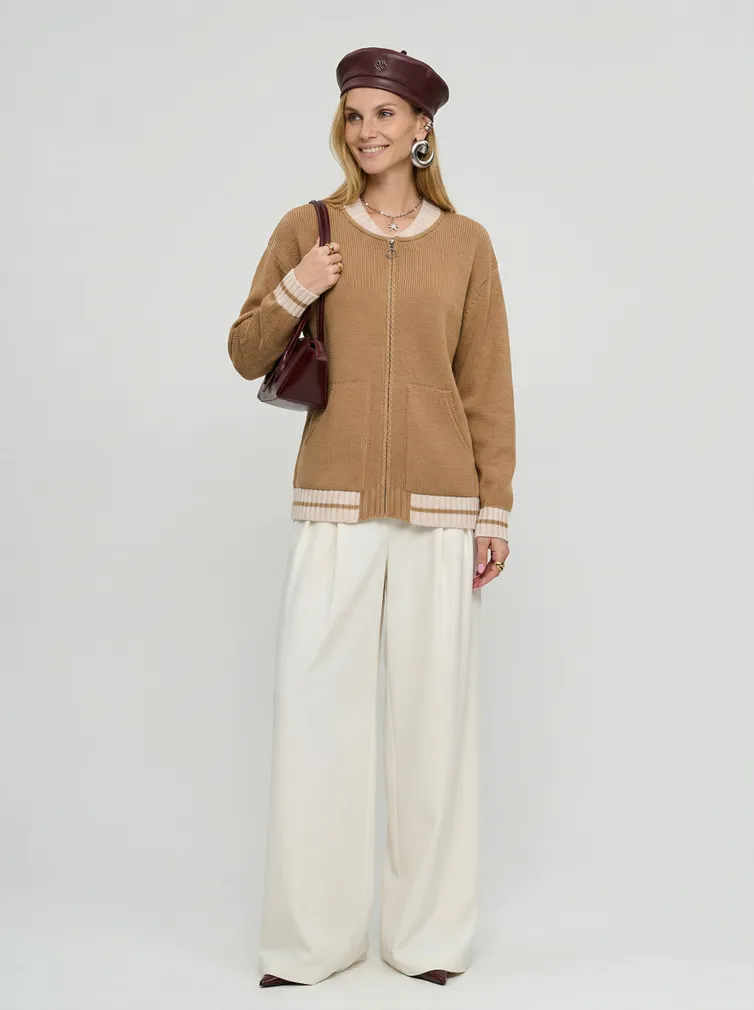 Sweter Newvay #9252-91055 karamelnyj kofe/vanil