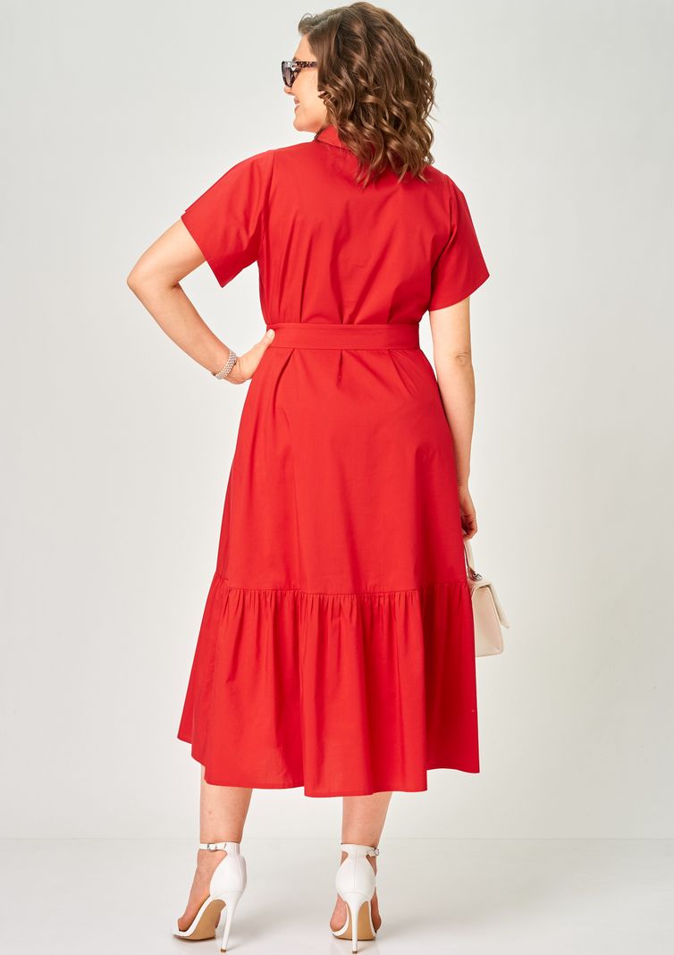 Платье EVA GRANT арт. 7325В красный